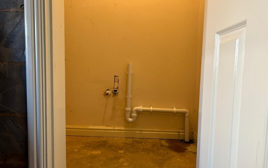 Plumbing for new washing machine – Peterborough
